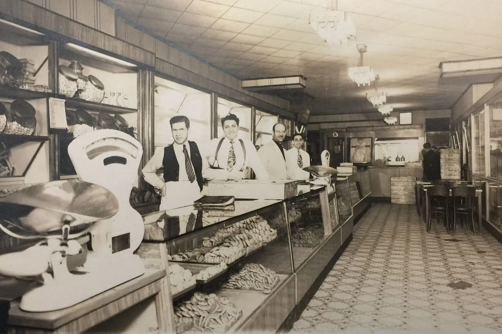 Historic Veniero's bakery counter